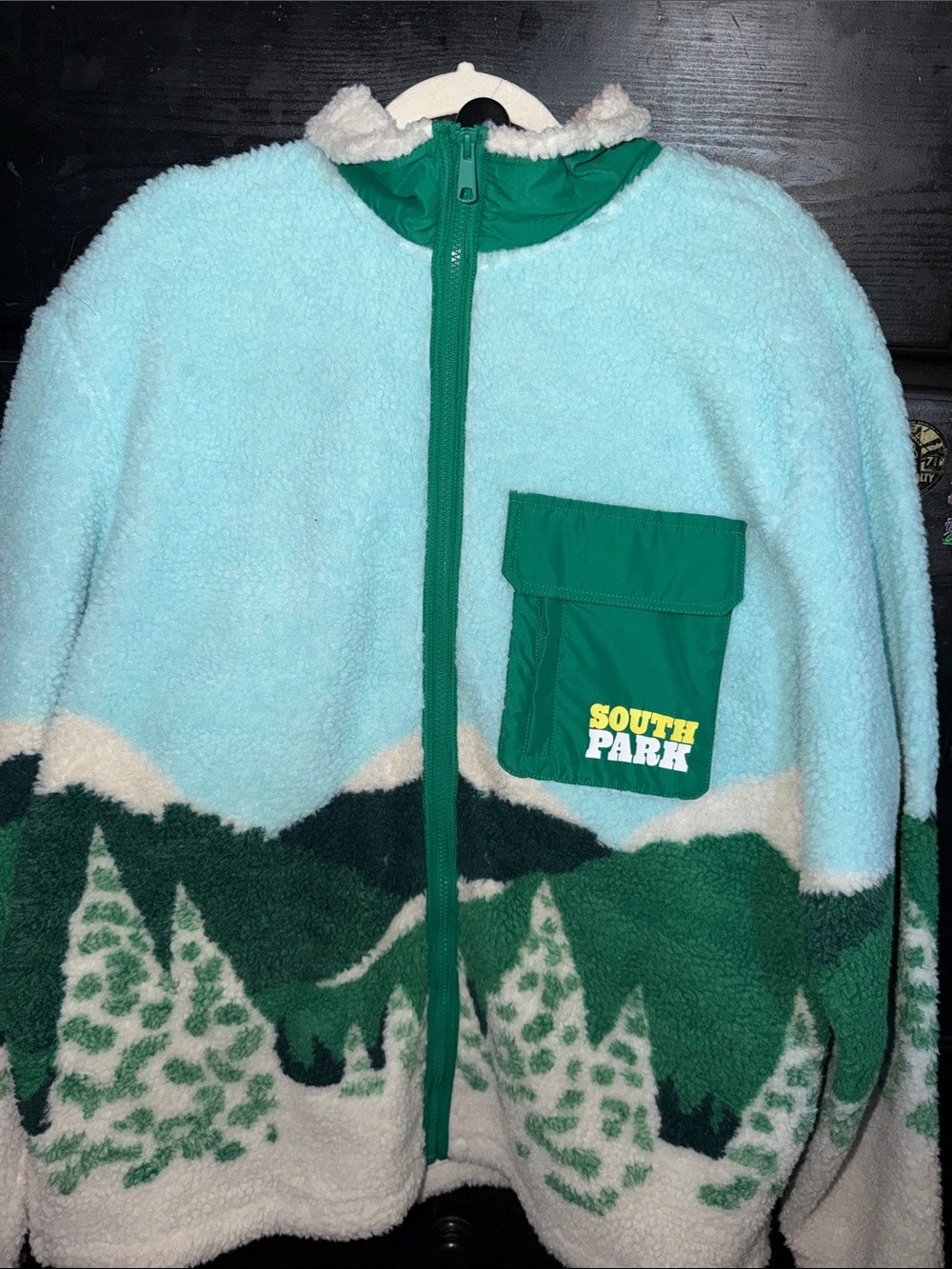 Adult H&M Men’s South Park Sherpa Blue  Jacket